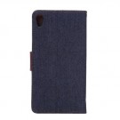 Lommebok Etui for Sony Xperia Z3+ Denim Marine Blå thumbnail