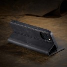 iPhone 13 6,1 Lommebok Etui Retro Lux Svart thumbnail