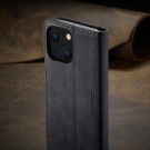 iPhone 13 6,1 Lommebok Etui Retro Lux Svart thumbnail