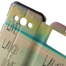 Slimbook Etui m/skjermvindu for Galaxy Xcover 3 Live Laugh Love thumbnail