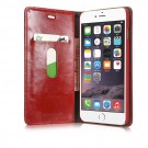 iPhone 6 Pluss/6s Pluss 5,5" Klassisk Etui m/1 kortlomme Rød thumbnail