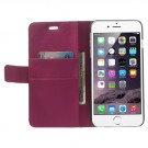 Lommebok Etui for iPhone 6 Pluss Lychee Rosa thumbnail