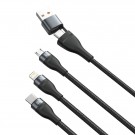 4i1 Hurtigladekabel Lightning - Micro USB - Type-C thumbnail