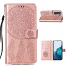 Galaxy S21 Lommebok Etui Dreamcatcher Roségull thumbnail