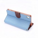 Lommebok Etui for Sony Xperia Z3+ Denim Lys Blå thumbnail