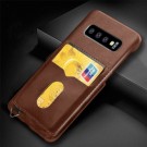 Galaxy Note 10+ Deksel m/ 2 kortlommer LuxPocket Kaffebrun thumbnail