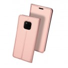 Huawei Mate 20 Pro Slimbook Etui med 1 kortlomme - Rosegull thumbnail