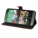 Lommebok Etui HTC One (M8) Classic Rosa thumbnail