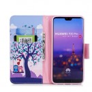 Huawei P30 Lommebok Etui Art Love Owls thumbnail