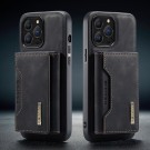 iPhone 2i1 Deksel m/ avtagbar kortholder Svart thumbnail