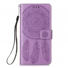 Galaxy S21 Lommebok Etui Dreamcatcher Lilla thumbnail