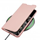 Galaxy S21 Slimbook Etui med 1 kortlomme Rosa thumbnail