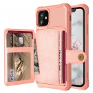 iPhone 12 6,1 / iPhone 12 Pro 6,1 Deksel Armor Wallet Rosègull thumbnail