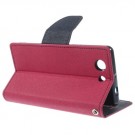 Lommebok Etui for Sony Xperia Z3 Compact Mercury Mørk Rosa thumbnail