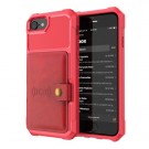iPhone 6 / 7 / 8 Deksel Armor Wallet Rød thumbnail