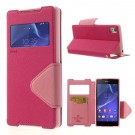 Slimbook Etui for Sony Xperia Z2 Roar Mørk Rosa thumbnail