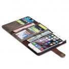 iPhone 6 Pluss/6s Pluss 5,5 2i1 Etui m/12 kortlommer Classic Kaffebrun thumbnail