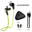 Bluetooth Handsfree Stereo Øreplugger Sporty Mini Grønn thumbnail