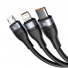4i1 Hurtigladekabel Lightning - Micro USB - Type-C thumbnail
