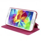 Etui m/kortlomme for Galaxy S5/S5 Neo Lychee Rosa thumbnail