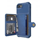 iPhone 6 Pluss / 7 Pluss / 8 Pluss Deksel Armor Wallet Midnattsblå thumbnail