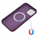 iPhone 13 6,1 Deksel SoftCase for MagSafe Burgunder thumbnail