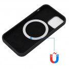 iPhone 13 6,1  Deksel SoftCase for MagSafe Svart thumbnail