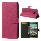 Lommebok Etui HTC One (M8) Classic Rosa thumbnail