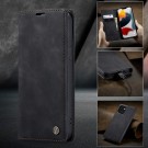 iPhone 13 6,1 Lommebok Etui Retro Lux Svart thumbnail