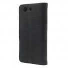 Lommebok Etui for Sony Xperia Z3 Compact Classic Svart thumbnail