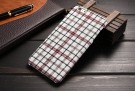 iPhone 6/6s 4,7" Deksel Tartan mønster Hvit thumbnail