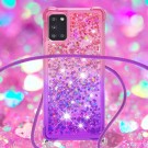 Galaxy A51 Deksel Armor Glitter Rosa/Lilla thumbnail