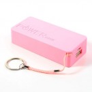 Power Block Strømbank 4000mAh for Smartelefoner Rosa thumbnail