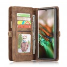 Galaxy Note 10 2i1 Etui m/multikortlommer av lær Kaffebrun thumbnail