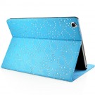 Mappe Etui for iPad Air Glitter Blomst Blå thumbnail