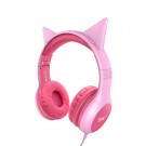 Øretelefoner Kids Cat med Støydemping 3,5 mm Rosa thumbnail