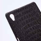 Deksel Xperia Z3+ Croco Mørk Brun thumbnail