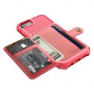 iPhone 6 / 7 / 8 Deksel Armor Wallet Rød thumbnail