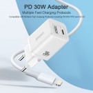 Hurtiglader Dobbel USB Dual-port 30W + 18W thumbnail