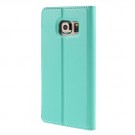 Slimbook Etui m/displayvindu for Galaxy S6 Edge Mercury Mint Grønn thumbnail