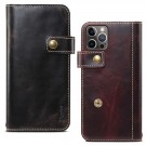 iPhone 13 Pro Max 6,7 Vintage Etui m/kortlommer av ekte lær thumbnail