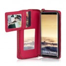 Galaxy Note 9 2i1 Mobilveske Retro Zipper - Rød thumbnail