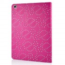 Mappe Etui for iPad Air Glitter Blomst Rosa thumbnail