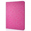 Mappe Etui for iPad Air Glitter Blomst Rosa thumbnail