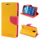 Lommebok Etui for Samsung Galaxy S5 (G900) Mercury Gul thumbnail