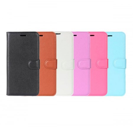 Xperia XA2 Etui m/kortlommer Lychee