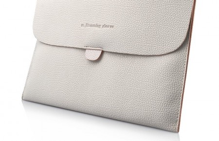 Etui for iPad 2/iPad 3/iPad 4 Lær Hvit