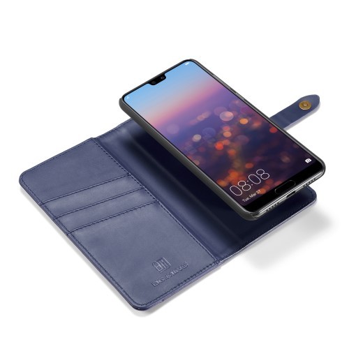 Huawei P30 2i1 Etui m/3 kortlommer Classic Lux Midnattsblå