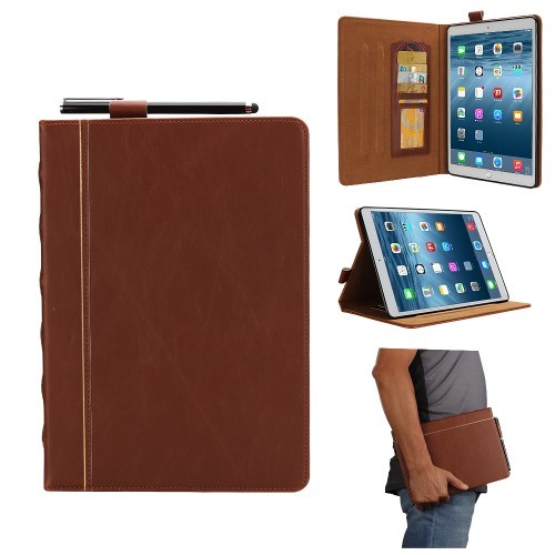 iPad 9.7 (2017/2018) Bok Etui Brun