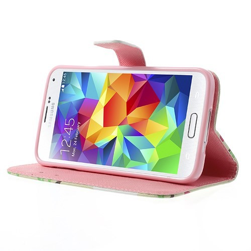 Lommebok Etui for Galaxy S5 Mini Ugle 3